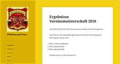 Desktop Screenshot of pfeifenclub-prex.de